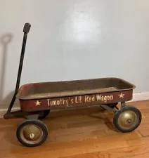 Timothy’s Lil Red Wagon Vintage Pull Wagon