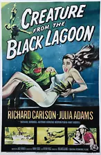 CREATURE FROM THE BLACK LAGOON - S2 STONE LITHO MOVIE POSTER 2002 RECREATION