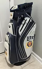 New ListingMiller Lite 14-Way Divider Golf Cart Bag Signed By John Daly!! New With Tags