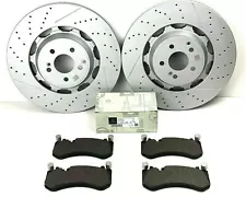 OEM Mercedes S63 & S65 AMG Front Brake Pads & Rotors Set - Genuine (For: 2019 S65 AMG)