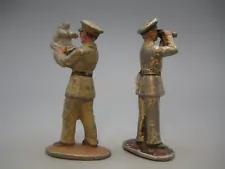 QUIRALU - SAILOR ON BOARD OFFICERS SEXTANT AND BINOCULARS