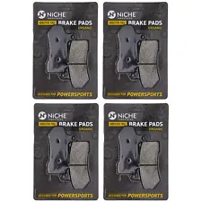 Brake Pad Set for Harley-Davidson Street Rod Glide Front Rear Organic 4 Pack (For: Harley-Davidson Street Rod)