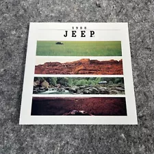 Vintage Original 1988 Jeep Sales Brochure Wrangler, Cherokee, Wagoneer, Comanche