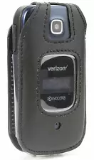 Leather Fitted Case for Kyocera Cadence 4G LTE S2720 Verizon Flip Phone Beltron