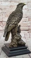 Statue Sculpture Eagle Bird Wildlife Art Deco Style Art Nouveau Style Bronze