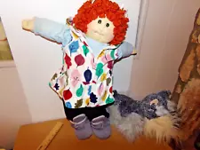 XAVIER ROBERTS SOFT SCULPTURED CABBAGE PATCH KID GIRL dressed FOR FALL