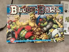 BLOOD BOWL BOARD GAME JJohnson Games 1988 Fantasy Football Plus Supplements