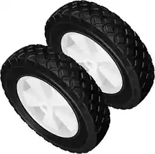 [2 Pack] 8 Inch Wheels Replacement for Oregon 72-108, Radio Flyer Wagon Lawn Mow