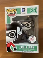 black and white harley quinn pop