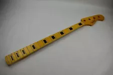 Wooden Fender Precision Bass Guitar Neck Maple Colored Replacement