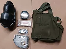 USGI M17 Gas Mask With Bag And Accessories