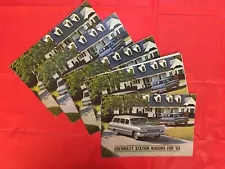 LOT 5---1963 CHEVROLET "STATION WAGON" Car Dealer Sales Brochures