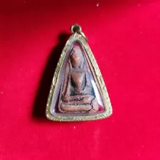 Authentic LP Phra Nang Phaya Thai Amulet Buddha God Wat Luck Pendant Rare