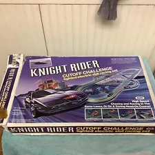 Knight Rider Cutoff Challenge Slot Car Set for Parts used bad box