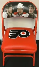 Philadelphia Flyers Padded Metal Chair SGA Season Ticket NHL Hockey NEW Man Cave