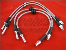 Techna-Fit Stainless Steel Braided Brake Lines 2001-2006 BMW M3 E46 (For: BMW M3)