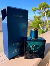 Full men's cologne Versace Eros 1.7oz. with box Mint