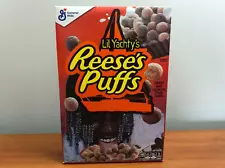 NEW LIL YACHTYS REESES PUFFS CEREAL UNOPENED BOX COLLECTIBLE RAP HIP HOP 2