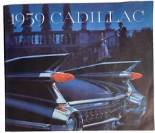 VTG 1959 Cadillac Brochure Sales Catalog Car Show Motoring Majesty Collectible