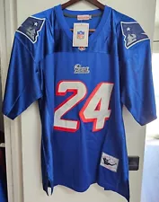 Ty Law #24 New England Patriots Throwback Jersey, XL, Nostalgia Co. Philadelphia