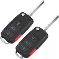 2 For 2002 2003 2004 2005 Volkswagen VW Jetta Keyless Entry Remote Car Key Fob (For: 2002 Volkswagen Jetta)