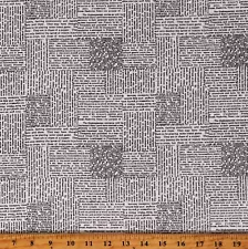 Cotton Newspaper Print Articles Text Paradox II Fabric Print by the Yard D582.92