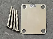 Fender Classic Vintera 50's / 60's Strat Tele Guitar Blank NECK PLATE & SCREWS