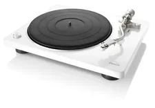 DENON DP400 DP-400 HI FI TURNTABLE WITH SPEED AUTO SENSOR White NEW