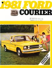 1981 Ford Courier Pickup Truck Original Sales Brochure Catalog - Mazda