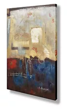 Hungryartist - NY artist modern abstract original oil painting on canvas 24x36