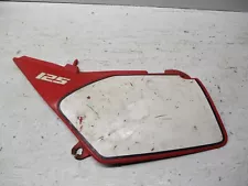 87 Suzuki SP 125 200 Left Side Cover Panel Number Plate 47210-42A50-14C 1987