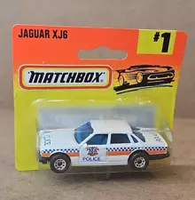 MATCHBOX Jaguar XJ6 1996 Police #1 Brand New