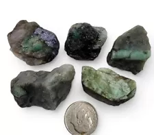 Emerald Rough Crystals In Matrix Brazil 57.4 grams