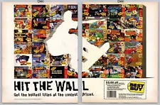 Nintendo N64 Hit The Wall Best Buy Game Promo 1999 Full 2 Page Print Ad