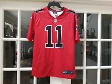 Julio Jones Atlanta Falcons Nike Dri Fit Mens L NFL Color Rush Red Jersey