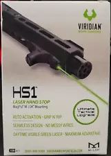 Viridian HS1 Laser Hand Stop w/ GREEN Laser M-LOK, Black