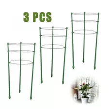 3Pcs Garden Cucumber Trellis Ring Adjustable Tomato Cage Plant Support Cages