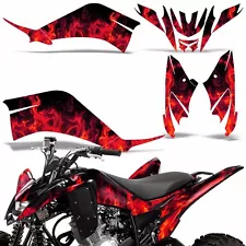 Yamaha Raptor 125 Decal Graphic Kit Quad ATV Decal Racing 2011-2014 ICE RED (For: Yamaha Raptor 125)