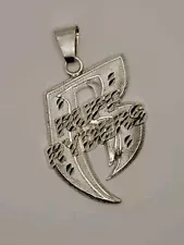 Vintage 90s DMX Ruff Ryders Sterling Silver 925 Charm Rap Hip Hop Pendant