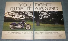 2006 Harley-Davidson VRSCD Night Rod 2pg Ad "You Don't Ride It Around Humming.."