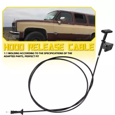 Hood Release Cable w/ Handle Fits 1981-1991 Chevy GMC Pickup Truck SUV 14039963 (For: GMC)