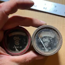 Oil Gauges for Farmall IH A AV B BN C Super A A1 SC 43987D - Set of 2