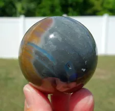 Polychrome Jasper aka Poly Chromic Crystal Sphere Ball For Sale New Old Stock