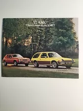 1977 AMC Dealer Sales Brochure Hornet Gremlin Pacer Matador