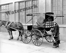 Edison Phonographs & Cylinder Recording Sales Wagon Year 1905 8x10 Photo