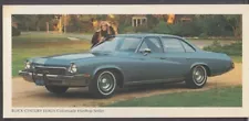 1973 Buick Century Luxus Colonnade Hardtop Sedan spec card