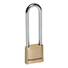 SESAMEE K440 Combination Padlock,1 3/4in,Rectgle,Gold 3TMK1