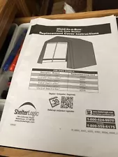 ShelterLogic Shed-in-a-Box Replacement Cover Kit (FRAME SOLD SEPARATELY)