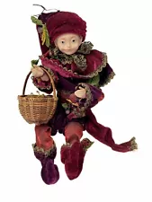 14” Elf Hanging Plush Figurine Doll