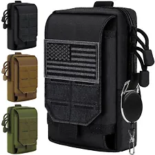 Tactical Molle EDC Pouch Cellphone Pouch Holder Utility Gadget Organizer Bag US